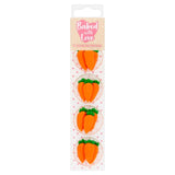 Baked With Love edible carrot decorations 12 per pack - British product