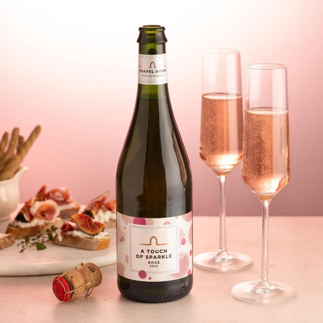 Chapel Down rose sparkling wine 75cl - British product