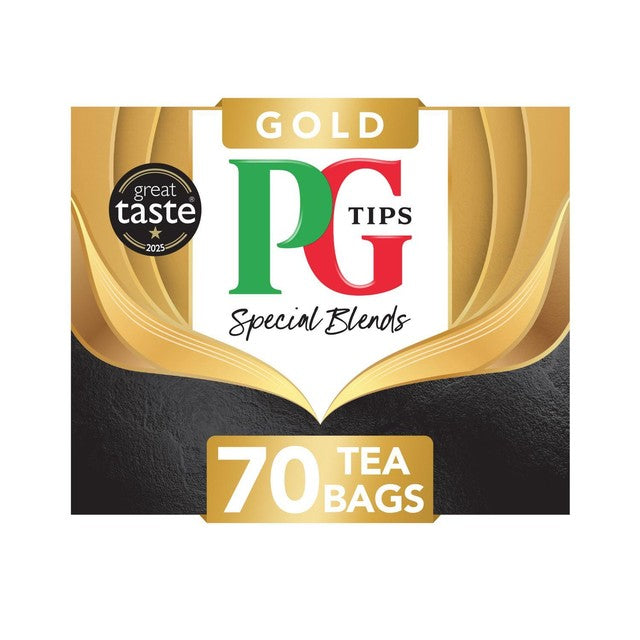 PG Tips Gold Special Blends black tea bags 70 pack, imported from the UK