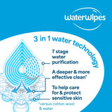 WaterWipes newborn baby wipes 3-pack multipack (British brand)