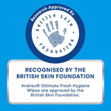 Andrex Ultimate Fresh Odour Control Wipes Quad Pack - British product
