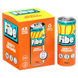 Fibe Zesty Orange canned fibre drink 4 x 250ml - British product
