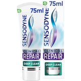 M&S Sensodyne Clinical Repair Deep Clean Sensitive Toothpaste 75ml- Buy online at McGrocer