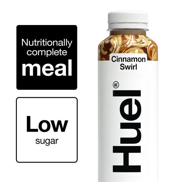 Huel cinnamon meal replacement drink 500ml, UK version
