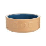 M&S Mason Cash Lettered Cane & Blue Dog Bowl 18cm- Buy online at McGrocer