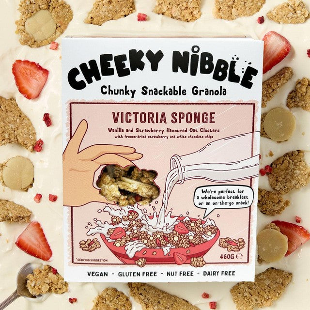 Cheeky Nibble Victoria Sponge Granola 460g - British product