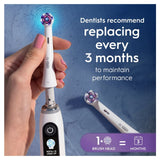 Oral-B iO Radiant White replacement toothbrush heads, imported from the UK