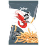 Calbee prawn crackers black pepper flavour, UK version
