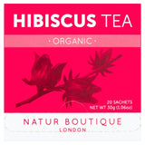 Natur Boutique Organic Hibiscus Tea, imported from the UK