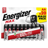 M&S Energizer Max AA Alkaline Batteries 20-pack- Buy online at McGrocer