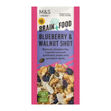 M&S M&S Brain Food Blueberry & Walnut Shot Healthy Snack Mix 30g- Buy online at McGrocer
