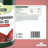 Natures Aid Calcium Magnesium D3 Tablets 90, imported from the UK
