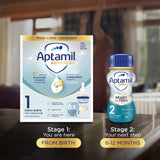 Aptamil Advanced infant formula milk liquid starter pack 6 x 70ml - British product