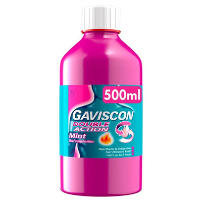 Gaviscon Double Action Mint Oral Suspension 500ml