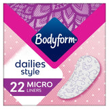 Bodyform Pantyliners Micro 22 per pack - British product