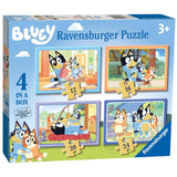M&S Ravensburger Bluey 4 in a Box Jigsaw Puzzles- Buy online at McGrocer