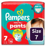Pampers Baby-Dry Nappy Pants Size 7 (15kg+)