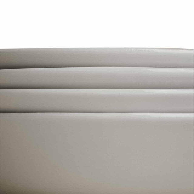 M&S white pasta bowls set of 4, imported from the UK