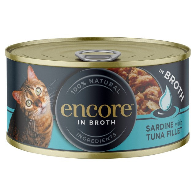 Encore Sardine & Tuna wet cat food 70g - British product