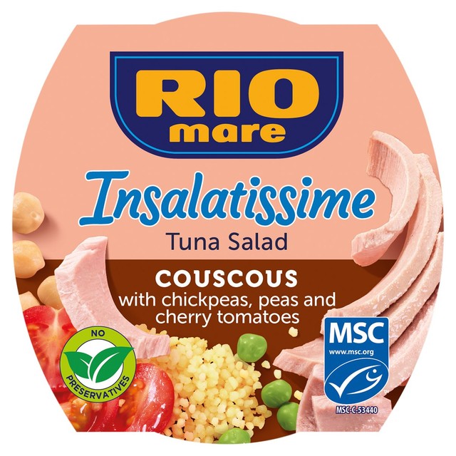 Rio Mare Tuna Cous Cous Salad 160g, imported from the UK