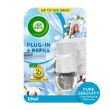 M&S Air Wick Pure Serenity Liquid Electrical Kit Cotton Blossom & White Lotus Plug-In Air Freshener- Buy online at McGrocer