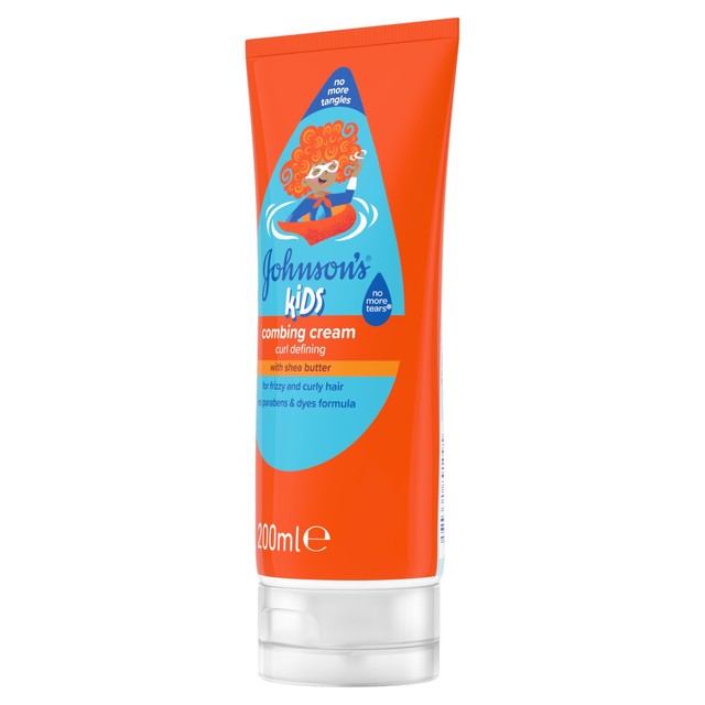 Johnson's Baby curl combing cream 200ml, imported from the UK