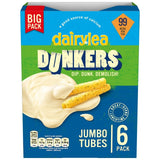 Dairylea cheese dip snack with jumbo tubes 6 x 41g - British product