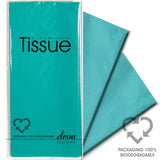 Deva Designs Ocean Blue tissue paper 50cm x 70cm, imported from the UK