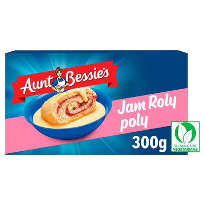 Aunt Bessie's Jam Roly Poly Frozen Pudding 300g