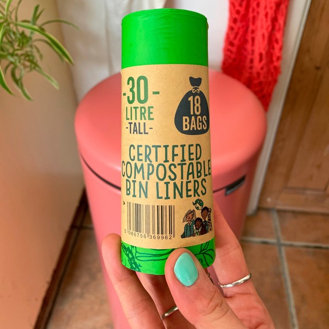 Eco Green Living compostable bin bags 30L - British product