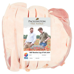 Packington Free Range Pork Leg Joint Half Boneless 1.45kg