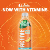 Volvic Peach Active vitamin flavoured water, imported from the UK