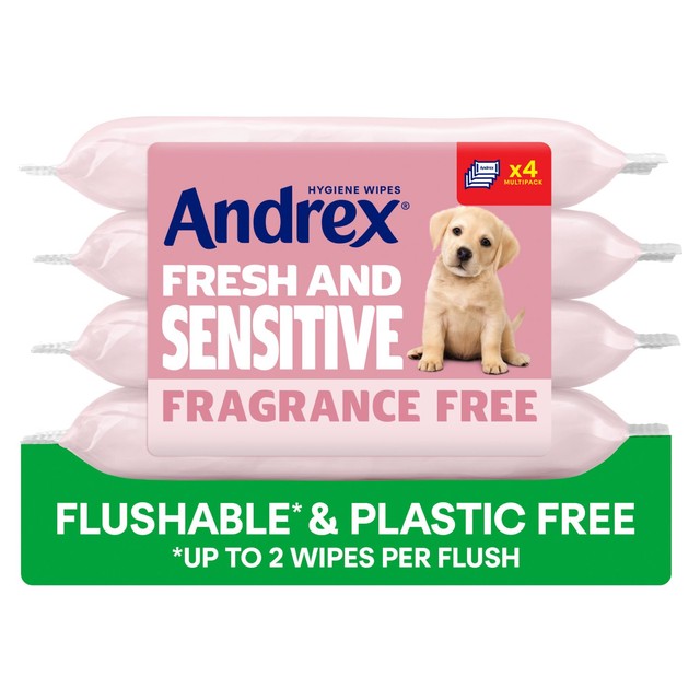 Andrex Fresh and Sensitive Hygiene Wipes 120 Pack - British product