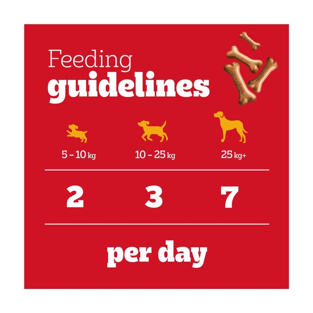 Pedigree Biscrok Gravy Bones dog biscuits 400g, imported from the UK