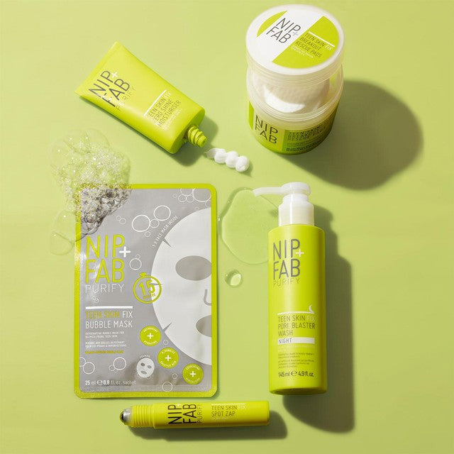 Nip+Fab Teen Skin Blemish Fighting Pads 80ml, imported from the UK