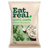 Eat Real lentil chips creamy dill 95g - British product