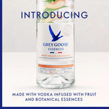 Grey Goose Essences White Peach Rosemary vodka 700ml, UK version