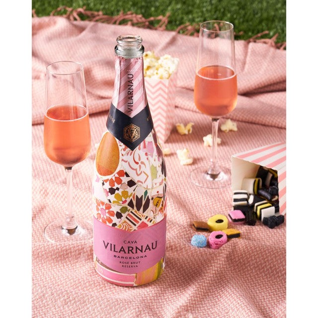 Vilarnau Rose Reserva Organic Cava 75cl (British brand)