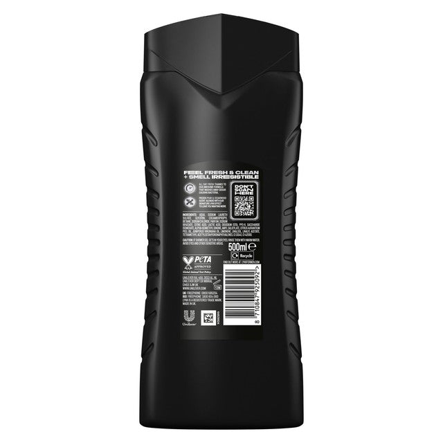 Lynx Black Body Wash Shower Gel 500ml, UK version