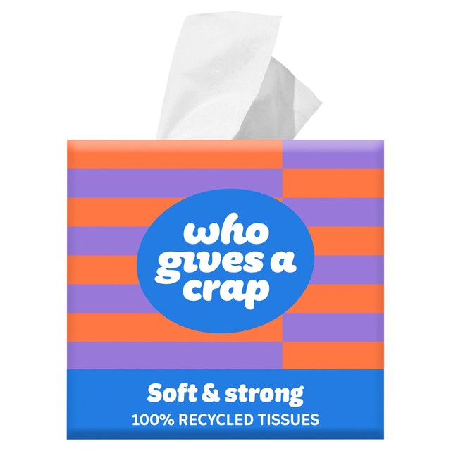 Who Gives A Crap Soft & Strong facial tissues box of 56 (British brand)