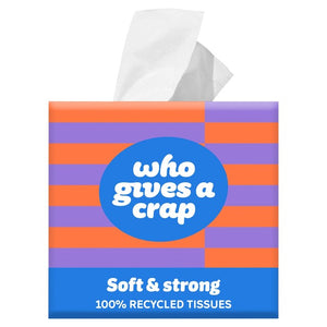 Who Gives A Crap Soft & Strong Facial Tissues Box of 56 Tissues