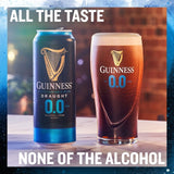 Guinness Draught 0.0% Alcohol Free Stout 4x440ml, UK version