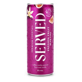 Servert pasjonsfruktmartini 8 % cocktail på boks 250 ml