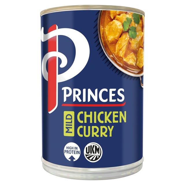 Princes mild chicken curry 392g, imported from the UK