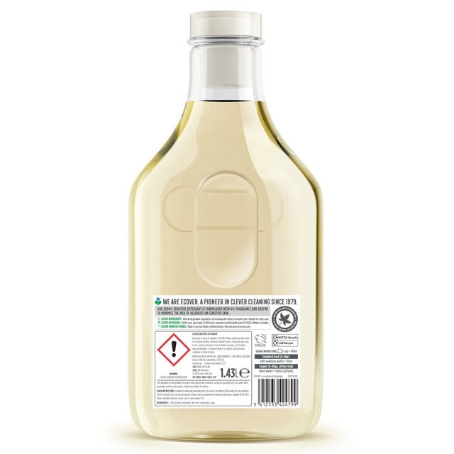 Ecover laundry liquid NonBio Zero 1.43L - British product