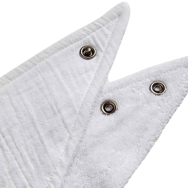 M&S White Dribble Bibs, imported from the UK