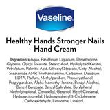 Vaseline healthy hands stronger nails hand cream 75ml (British brand)