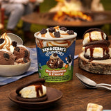 Ben & Jerry's Marshmallow & S'more ice cream tub 427ml - British product