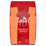 Laila Red Split Lentils 2kg, UK version