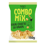 M&S Four Cheese and Onion shaped potato snacks 150g, imported from the UK